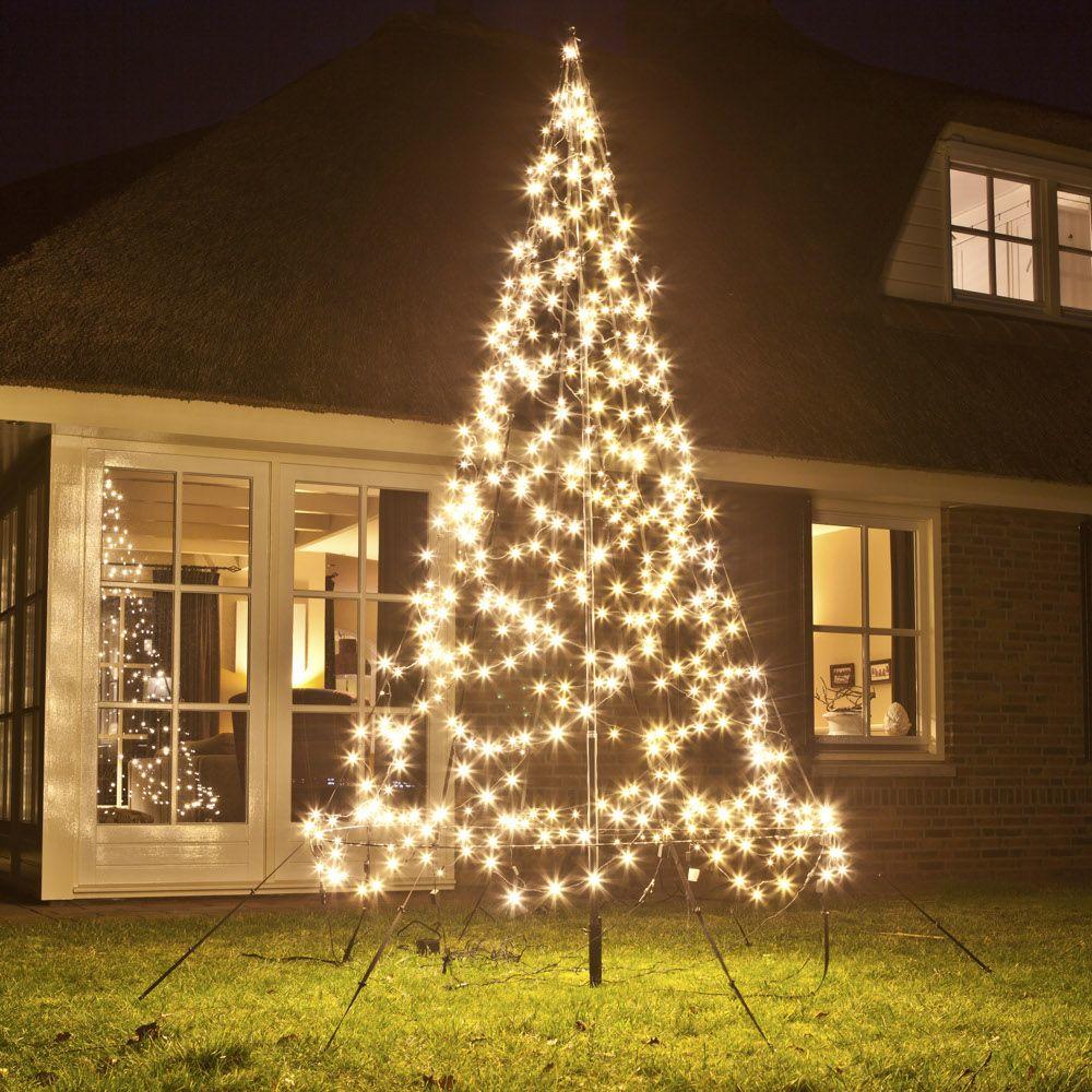 2m Fairybell LED Baum Weihnachtsdeko außen –
